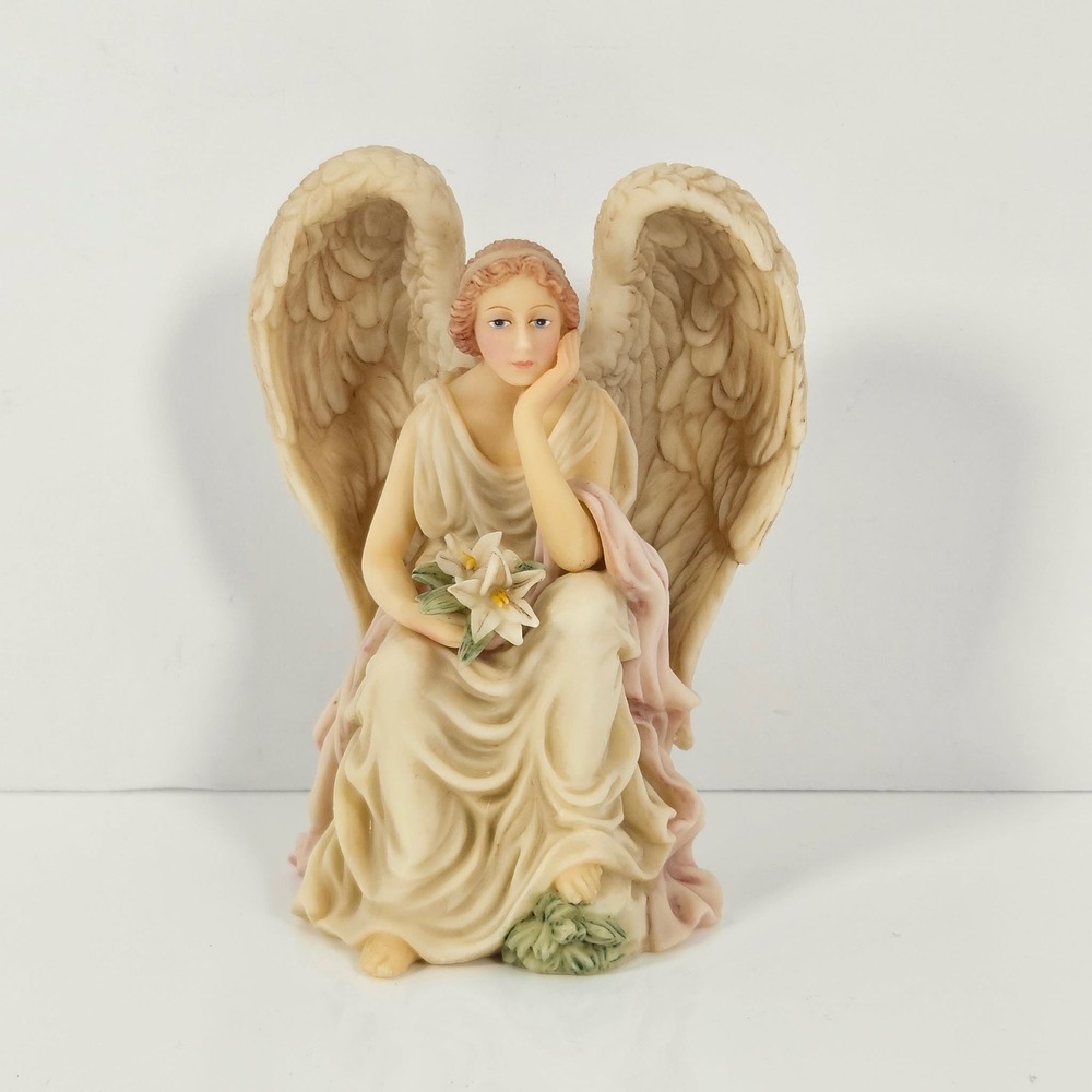 Roman Seraphim Classics Ophelia Heart Seeker Angel Figurine 1993 7.5 Inch